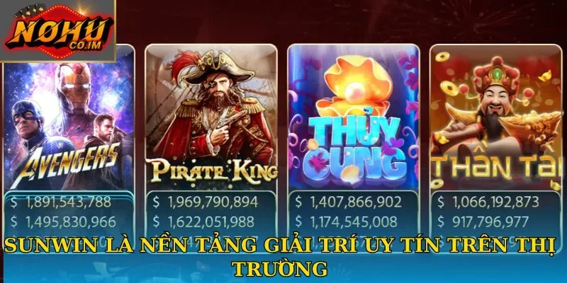 Sunwin là nền tảng giải trí uy tín trên thị trường